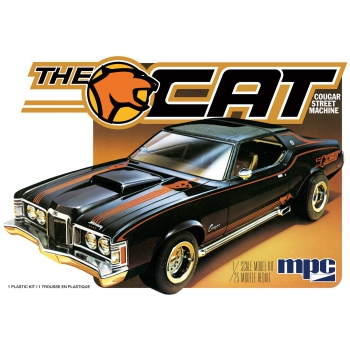 Plastikmodell – Auto 1:25 1973 Mercury Cougar „The Cat“ Auto – MPC1004